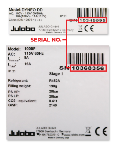 serial number location