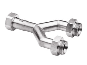 Twin distributing adapter 8890144 M38x1.5 f to 2x M38x1.5 m
